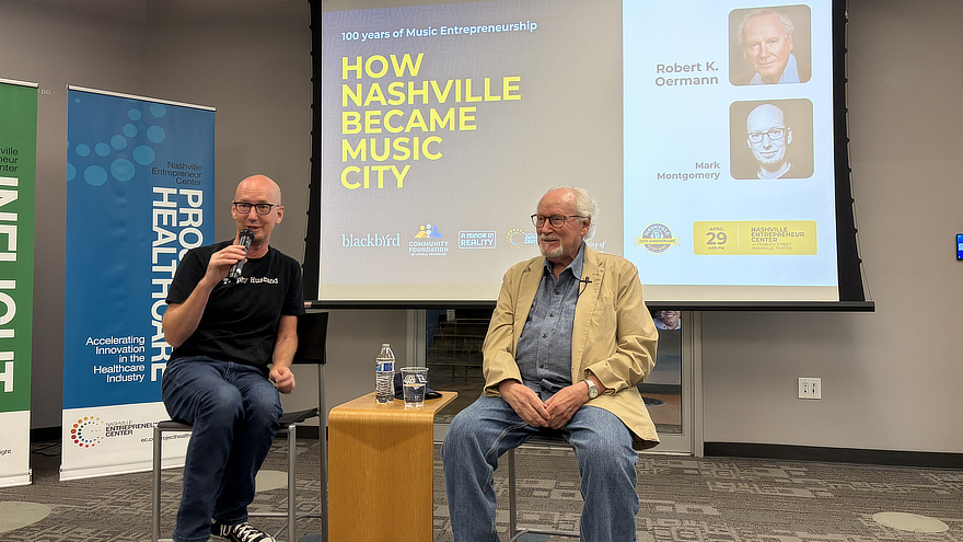 Robert K. Oermann and Prof. Mark Montgomery