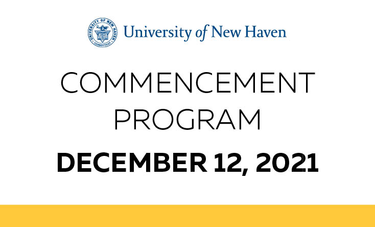 cover of the commencement program